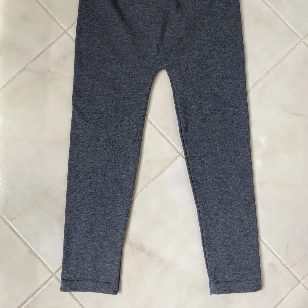 Poof leggings gray girl Medium 10/12